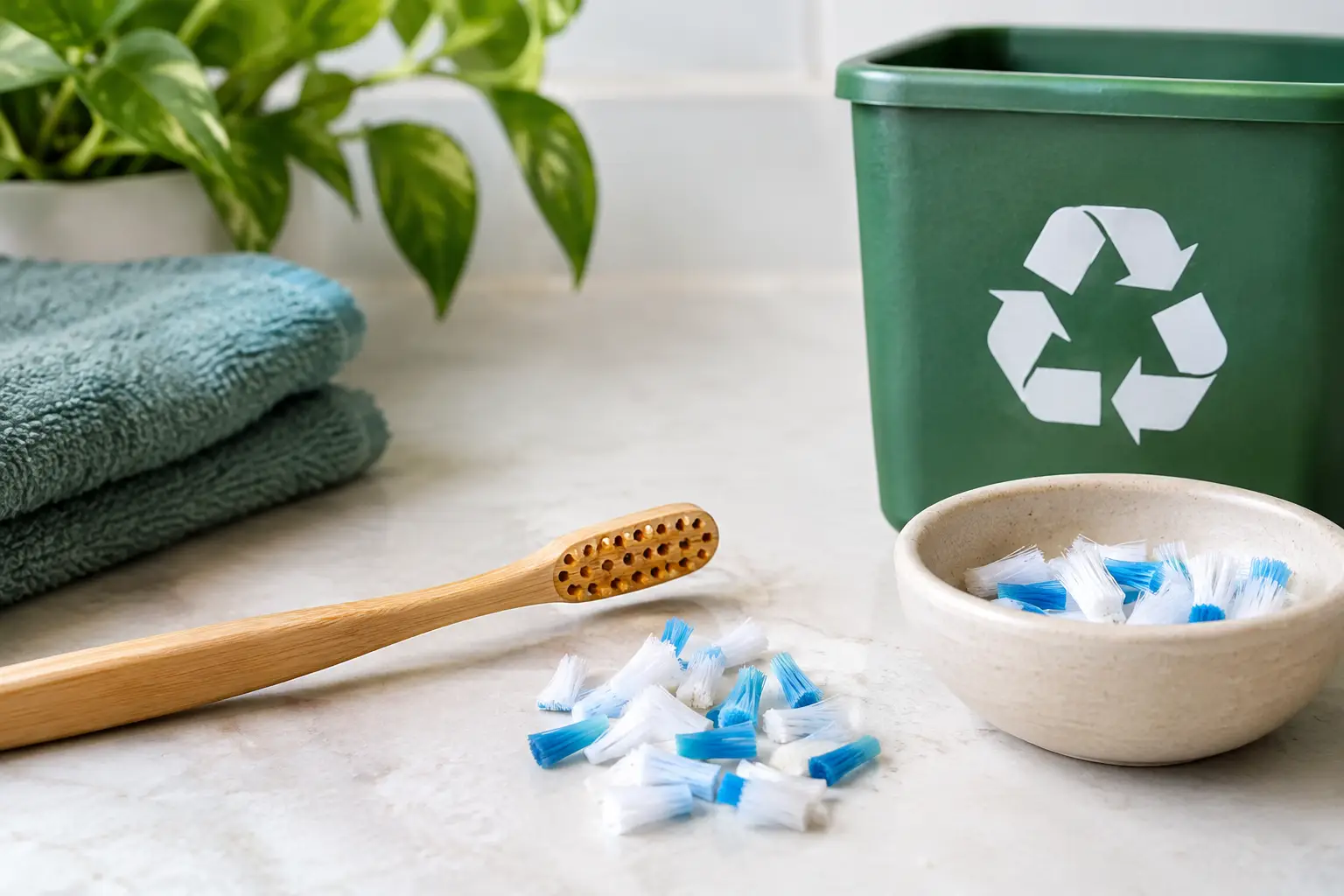 How to Dispose of Toothbrush Bristles Responsibly