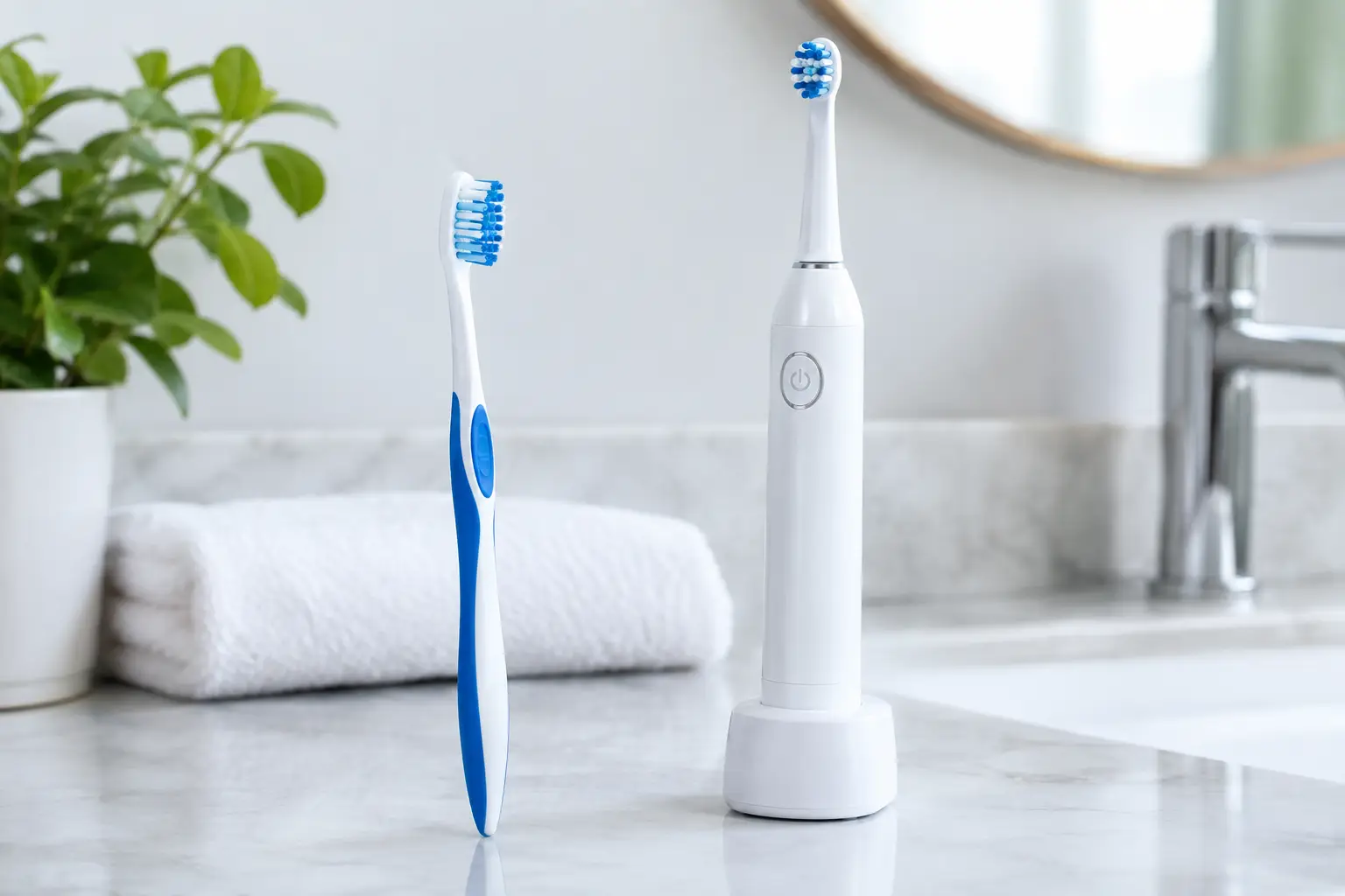Manual Versus Electric Toothbrush Cleaning