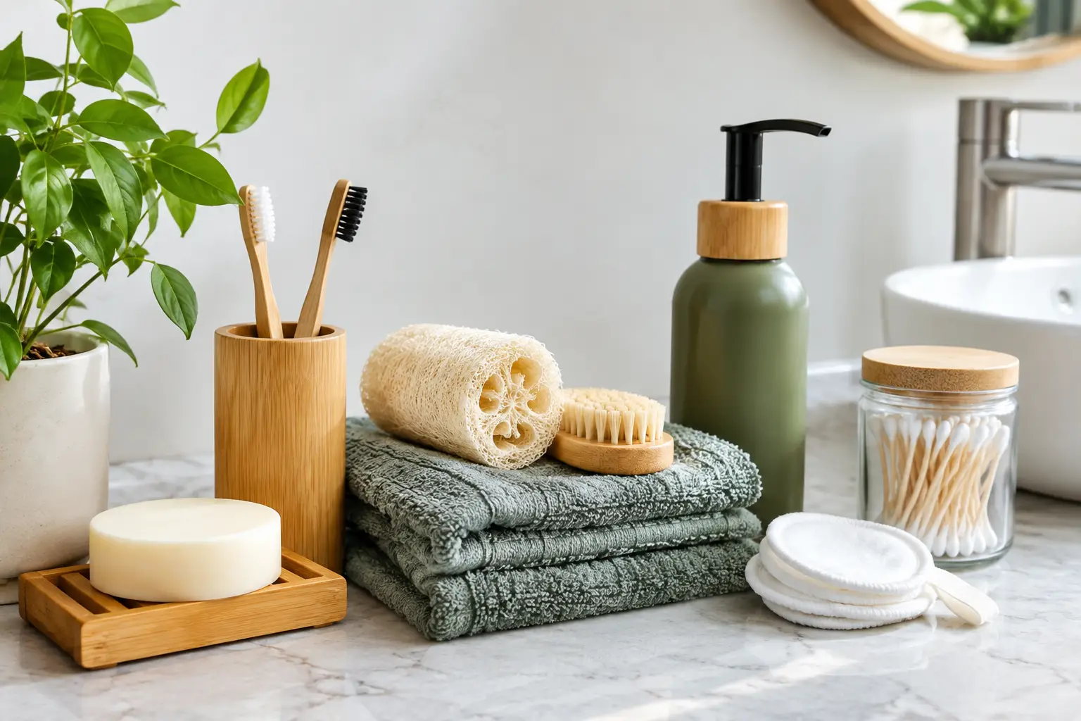 Plastic Free Bathroom Essentials That Work